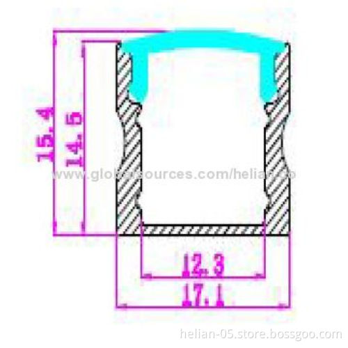 15mm Aluminum LED Profile, hot-selling, high quality and environment friendly